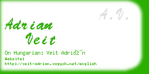 adrian veit business card